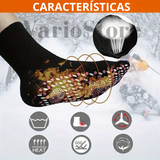 CALCETINES AUTOCALENTABLES CON TURMALINA. X 2 PARES