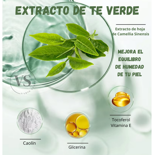 MASCARILLA DE TE VERDE